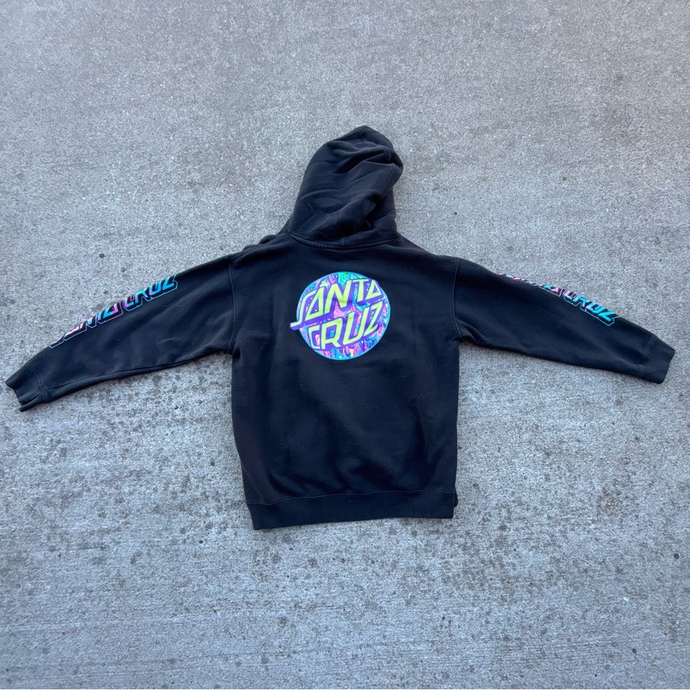 Santa Cruz Skateboards Black Hoodie